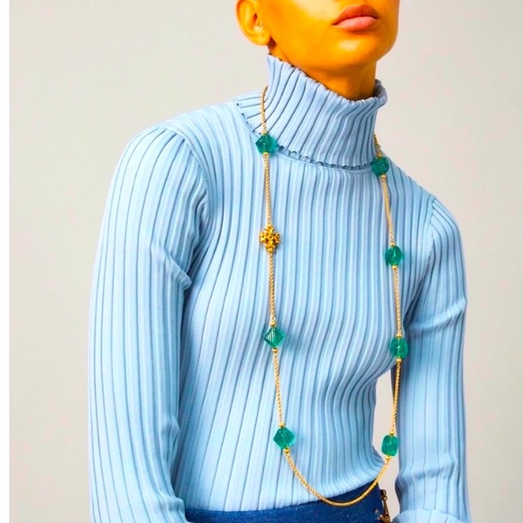 Tory Burch Roxanne delicate chain necklace - Picture 2 of 9